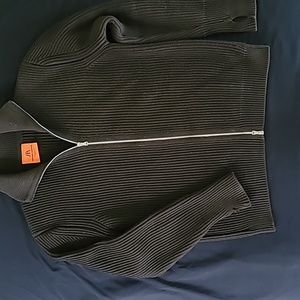 SOLD OUT DIVISION ROAD ANDERSEN-ANDERSEN NAVY FULLZIP SWEATER HUNTER GREEN L